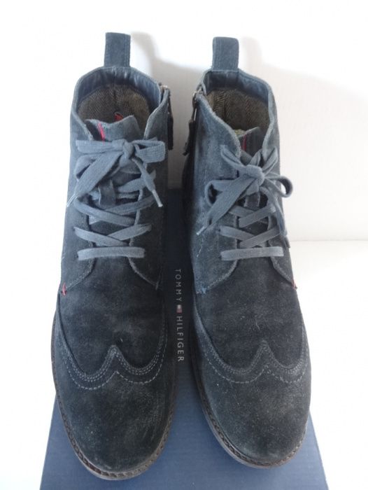 Buty Tommy Hilfiger roz 44 Trzewiki Skóra