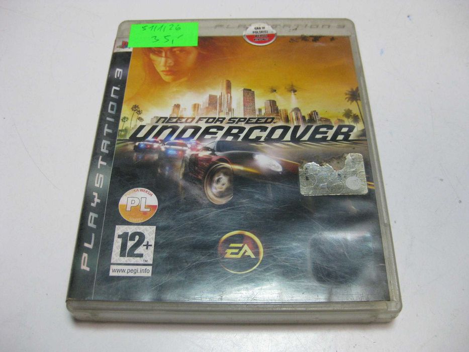 Gra na PS3 PlayStation 3 Need for Speed Undercover