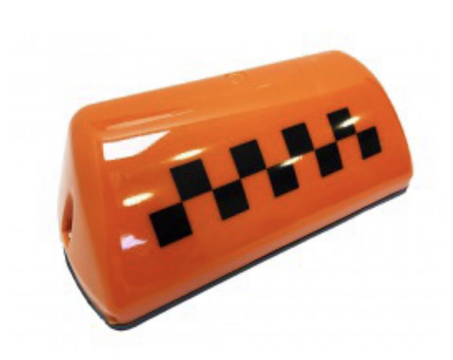 Шашка таксі на магнітах 5 вида колірів