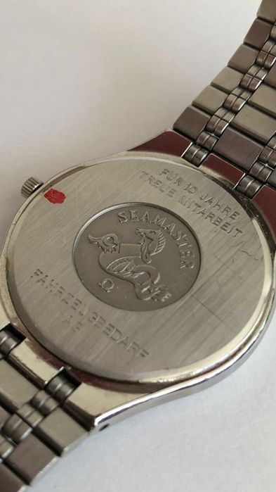 Omega Seamaster, piękna czarna tarcza, oryginalna bransoleta Omega !!!