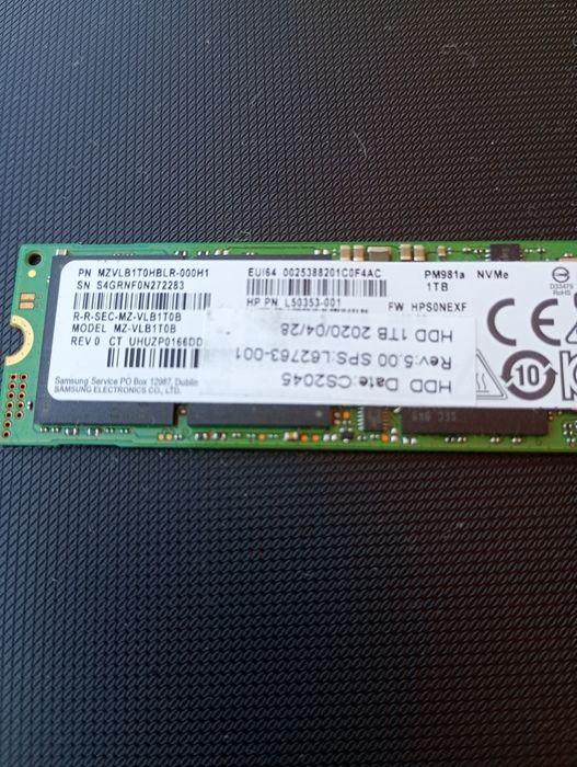 samsung pm981a - купить комплектующие для ПК - Цена на OLX.ua
