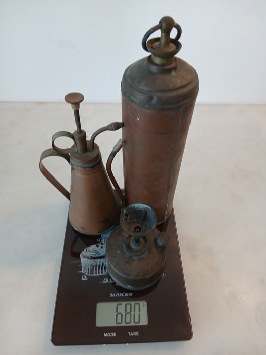 Cobre Atomizador botija fogão vintage
