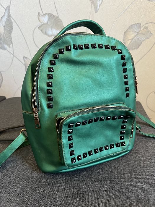 Рюкзак зеленый перламутр