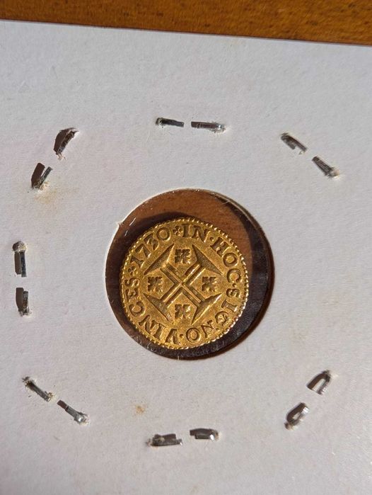 Moeda D. João V 1730 Ouro