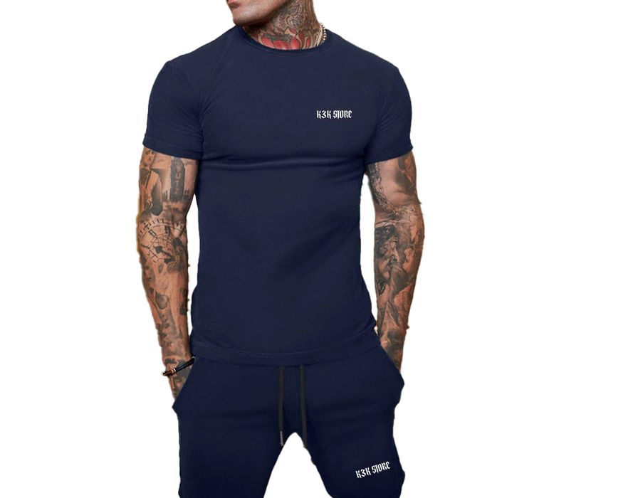 Komplet męski K3K Store – GRANATOWY – Rozmiary S, M, L, XL, XXL