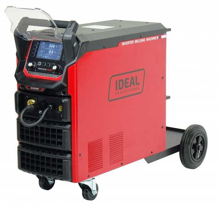 Spawarka migomat Ideal TECNO MIG 366 PULSE SYNERGIC LCD + 15kg SG2