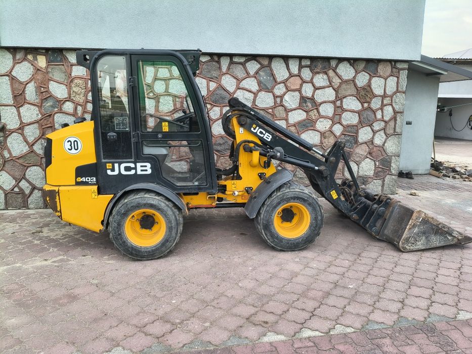 Ładowarka przegubowa, miniładowarka JCB 403 plus  kabina ogrzewanie stan bardzo dobry. Thaler, weidemann, schaffer, bobcat, streigel, osprzęt