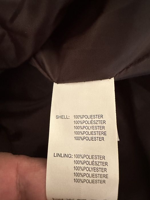 Kurtka brązowa/ czekoladowa długa na suwak z kapturem Enjoy roz. L