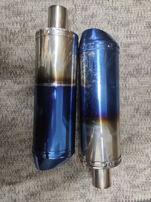 Мото Прямоток Прямоточний Глушник для Мотоциклу Скутера Мопеда Вихлоп