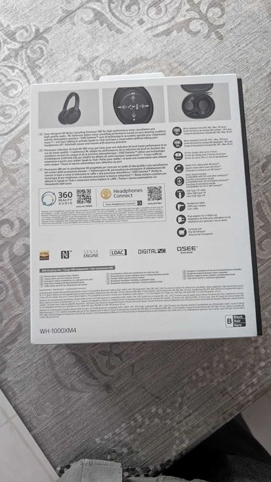Auscultadores Noise Cancelling Bluetooth Sony WH-1000XM4 - Preto