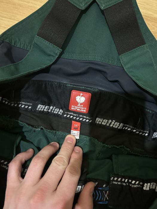 Робочі штани-напівкомбінезон Engelbert Strauss Motion Cordura 52