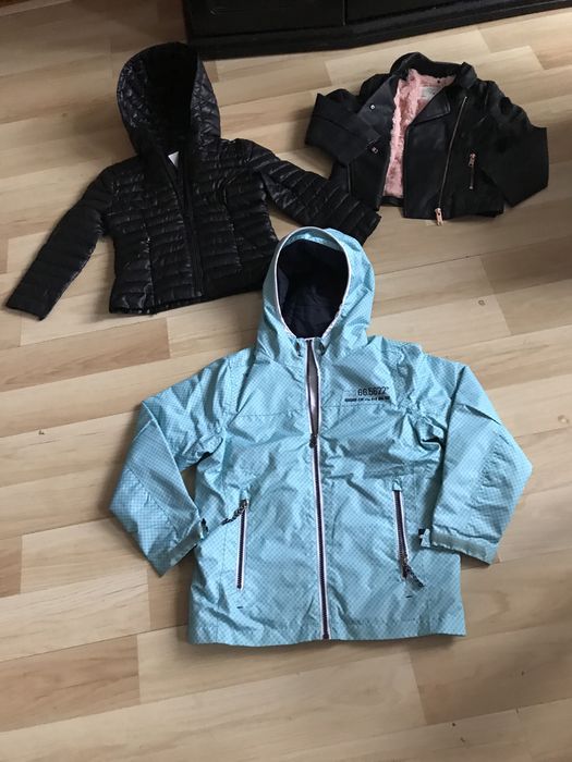 Zestaw kurtek dla diewczynki 122-128