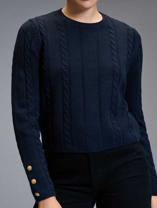 Nowy granatowy sweter Sinsay