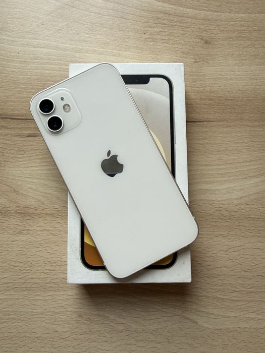 iPhone 12 64GB Biały | 87% baterii | Face ID | Pudełko