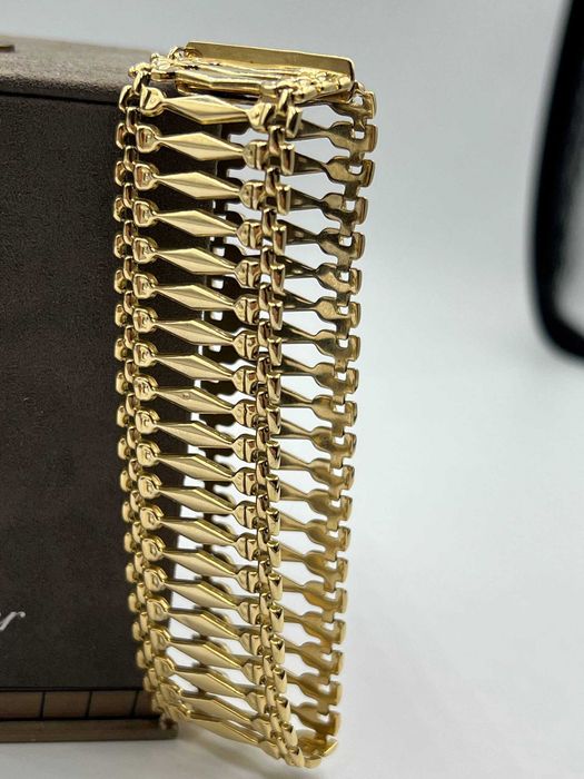 Bransoletka złota 14K 27.13g