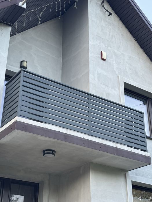 Balustrada balkonowa profile 80x20  z demontażu 2 szt