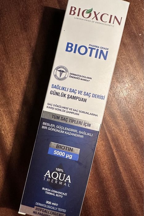 Шампунь Bioxcın Biotin для чутливої шкіри для росту волосся