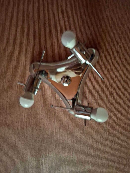 Светильник потолочный хай тек хром