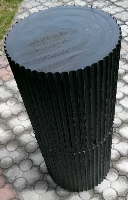 Teflon PEHD 300 czarny wałek samosmarujący