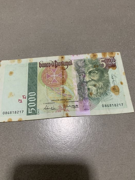 Nota de 5000 escudos