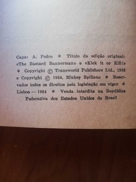 O Bastardo - Mickey Spillane