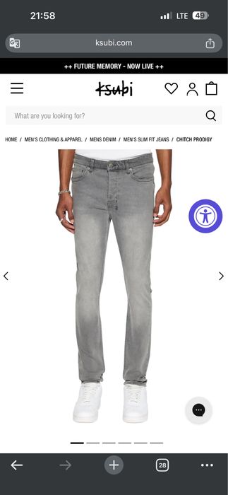 Чоловічі джинси Ksubi