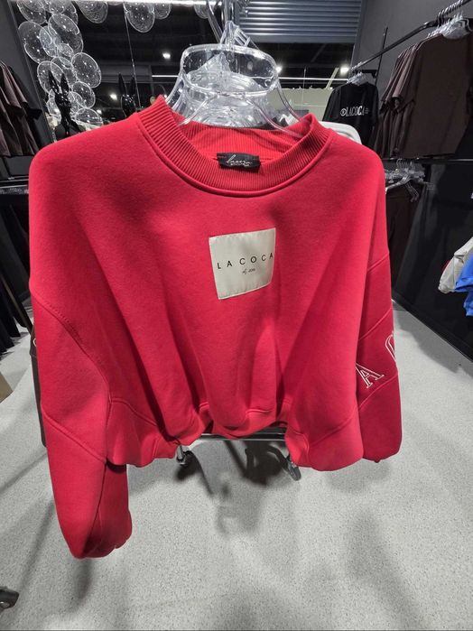 La coca bawełniana bluza basketa czerwona