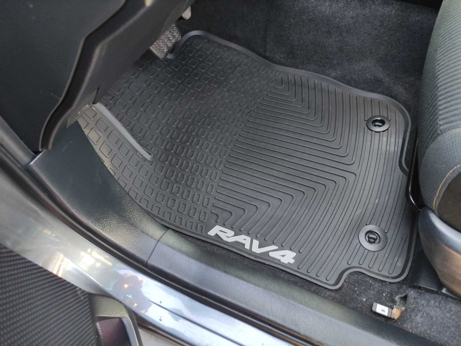 Гумові килимки в салон Toyota Rav-4 2012-2019 Тойоту Рав 4 резиновые коврики для Тойоты Раф