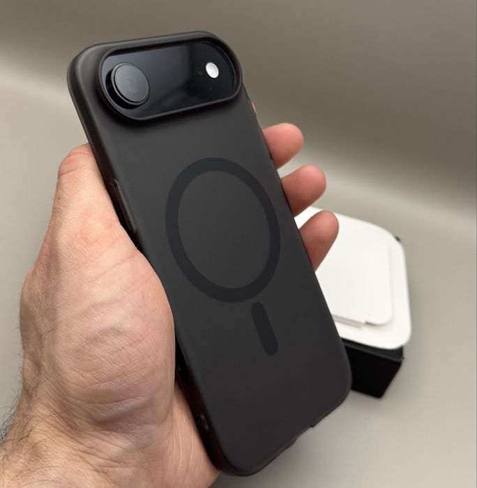 Ультратонкий матовый чехол IPhone 17 Air Black, 16 Pro Max-11 Pro Max, чехол на iPhone 17 Black