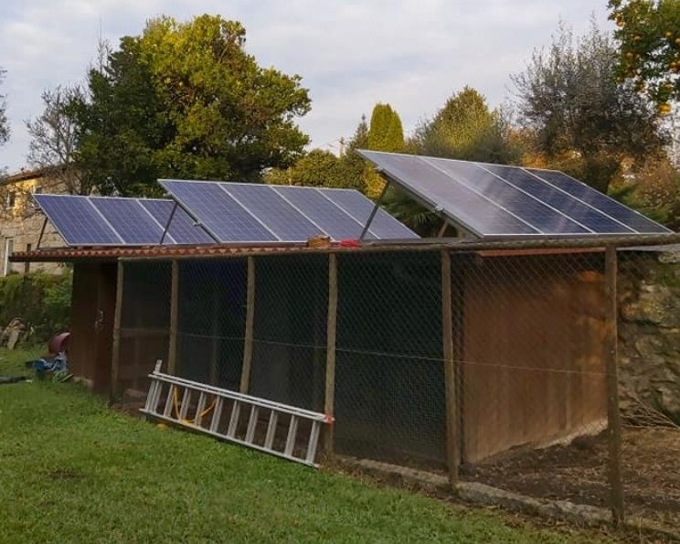 Instalação de paineis fotovoltaicos