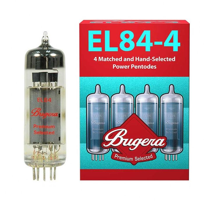 Par de válvulas EL84 Bugera (para amplificadores Vox Fender Laney etc) - matched