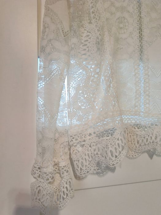 Koronkowa bluzka włoska 38 M / 40 L Nowa