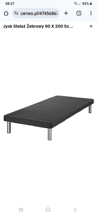 Stelaż łóżka +materac welpur