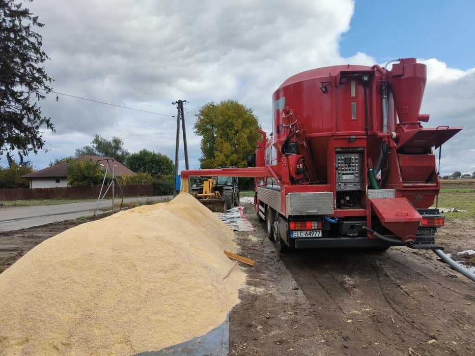 Mobilna Mieszalnia Pasz - Usługi Śrutownik Gniotownik