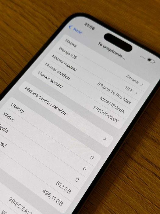 iPhone 14 Pro Max 512GB Fioletowy