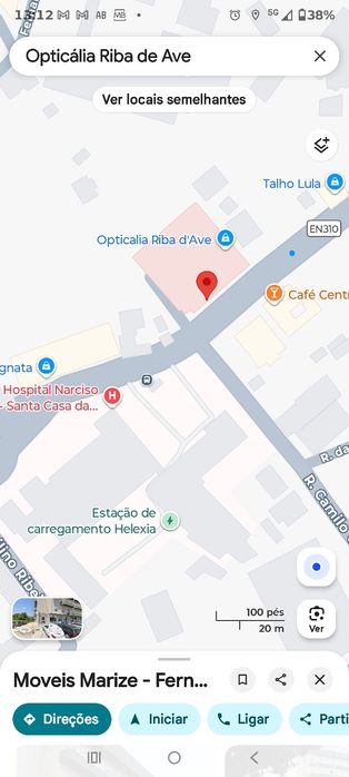 Alugo arrumo de 22m2 no centro de riba de ave. Ao lado da opticalia