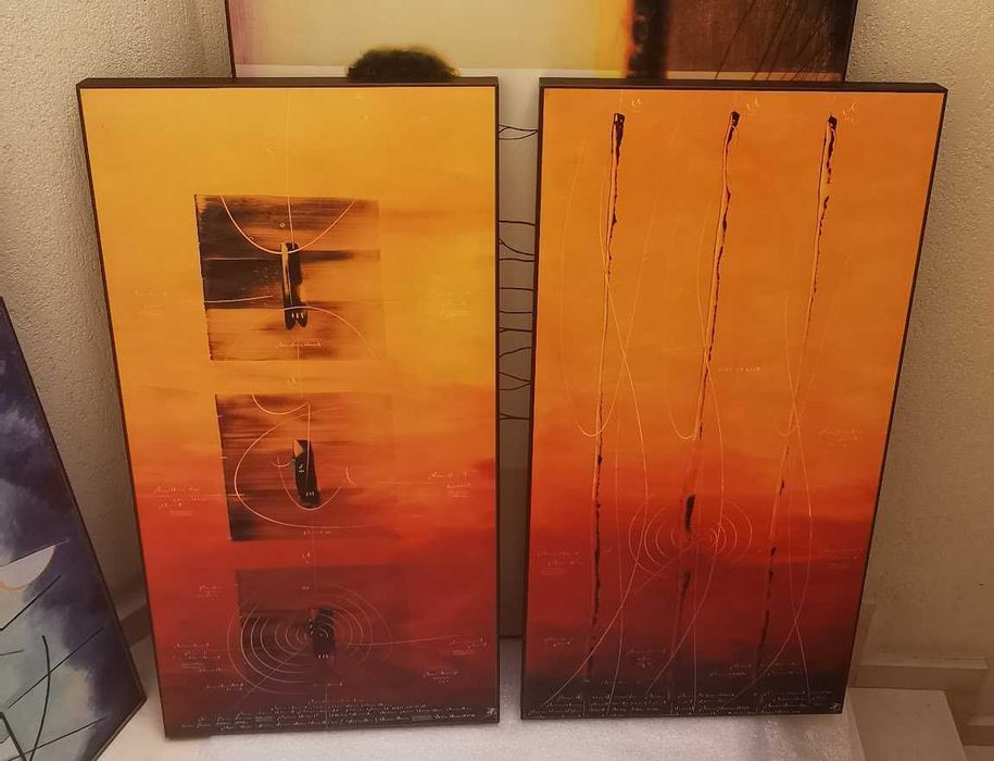 Conjunto de dois quadros