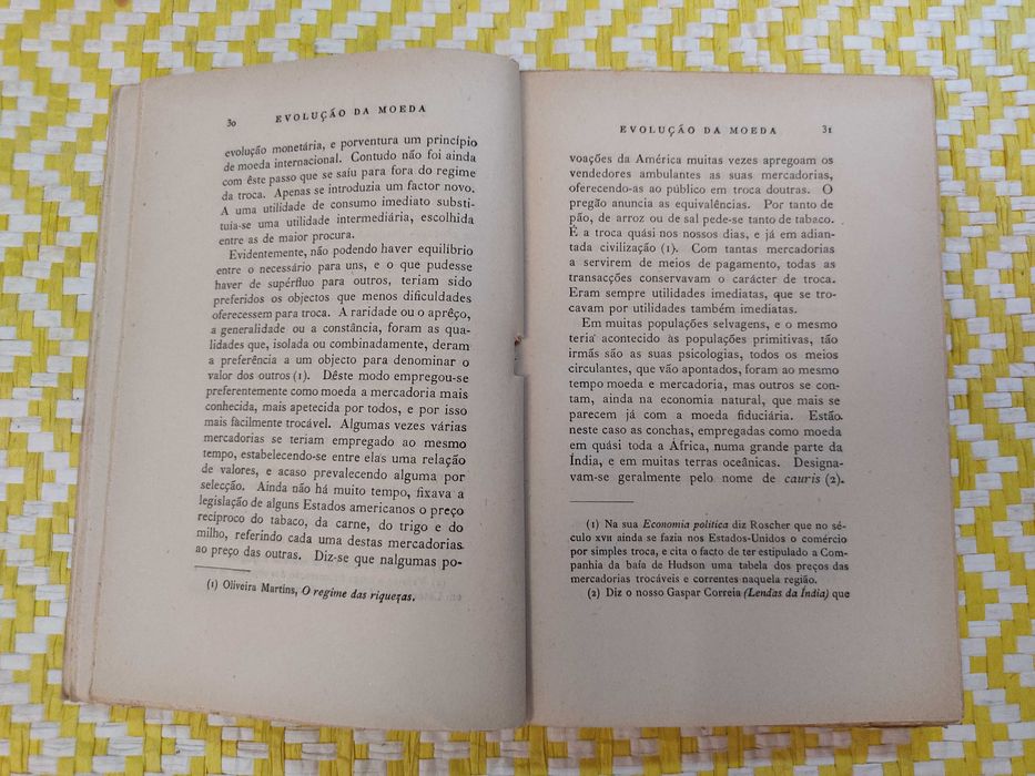 EVOLUÇÃO DA MOEDA 
Anselmo de Andrade