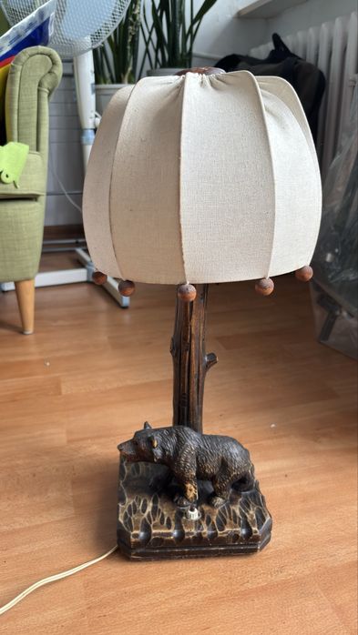 Stara lampa reczna robota