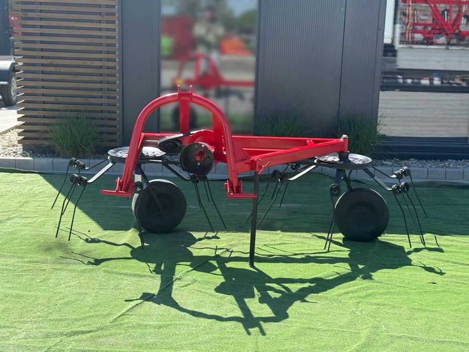 NOWY MINI Przetrząsacz karuzelowy do ciągnika "Pająk" do siana przetrząsarka * Dostawa cała Polska * Gwarancja producenta * Dostępny od ręki