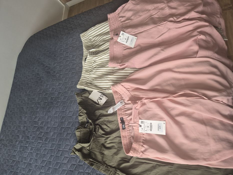 Spodnie Zara x 4 okazja NOWE Rozmiar L paka