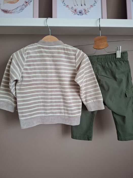 Zestaw bluza i spodnie Coccodrillo H&M rozm. 74