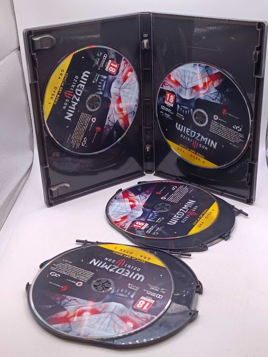 Gra Wiedźmin III Dziki Gon Pl Edycja Gry R. 6CD Na Pc DVD Rom 49/12/24