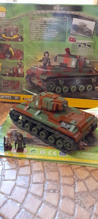 Cobi czołg zestaw KV 1 2489 stan kolekcjonerski