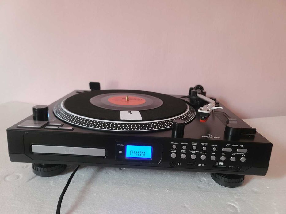 Проигрыватель винила Auna TT 1200 AUX USB CD Кассета
