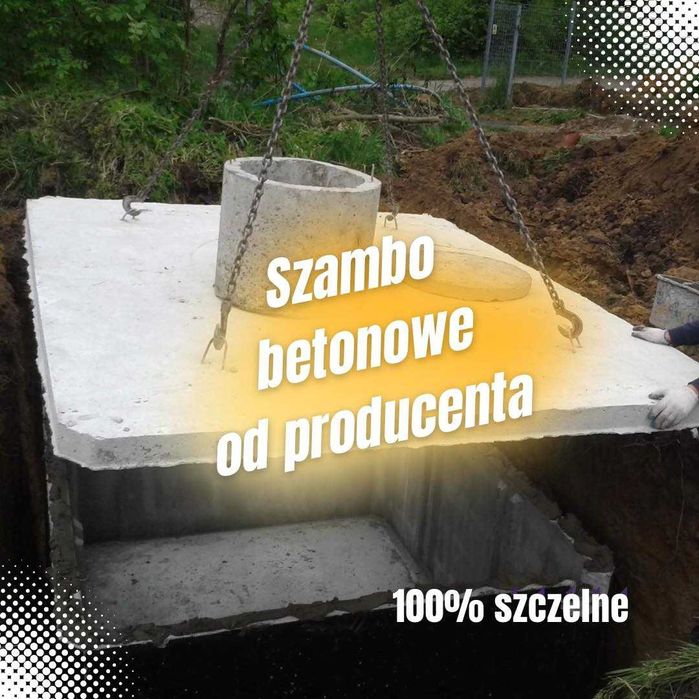 SZAMBA szambo KANAŁY kanał PIWNICE piwnica betonowe producent Atest