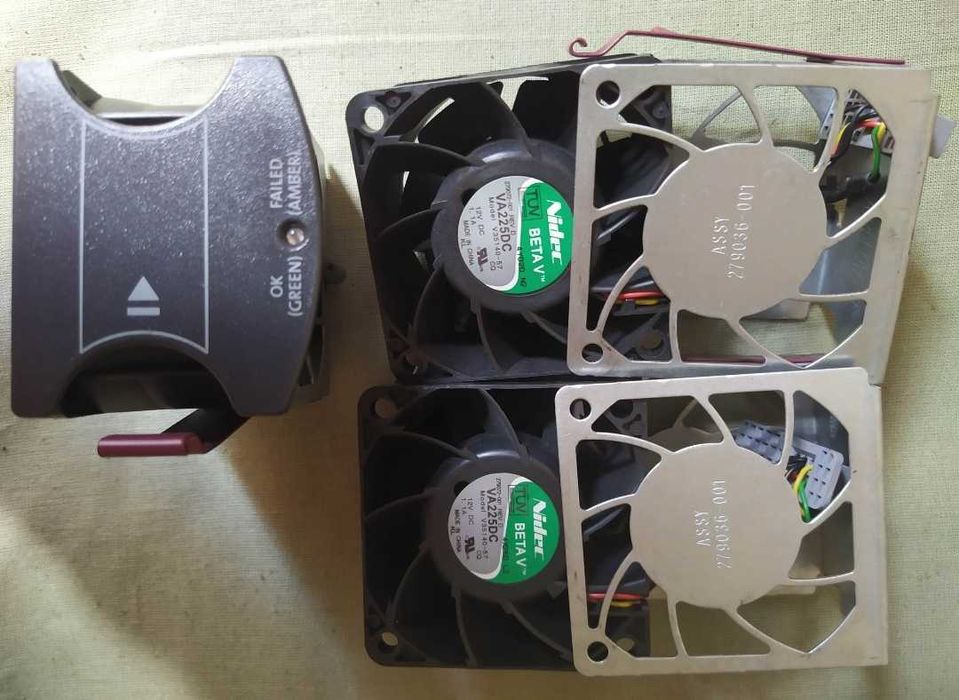 Вентилятор охолодження кулер сервера HP DL380 G6 12V 2.45-3.3A пальник