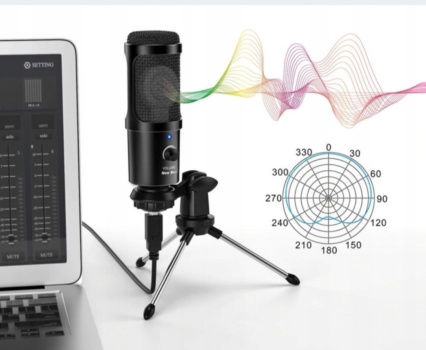 Mikrofon USB studyjnych  - DLA GRACZY PC