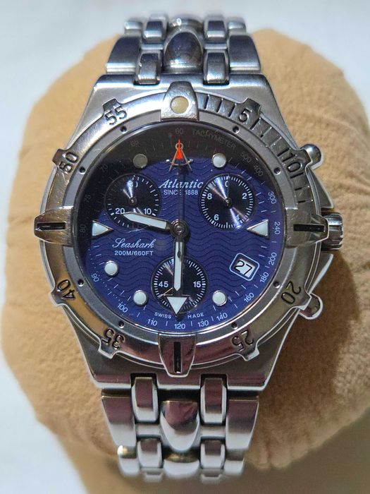 Дайверський годинник Atlantic Seashark 89457.41.55 Chronograph