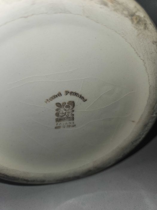 Porcelana fajans WŁOCŁAWEK duży wazon 44cm